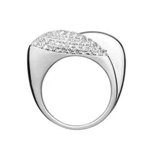 LINKS OF LONDON Hope Double Sterling Silver 925 White Topaz Ring Size K - Picture 1 of 1