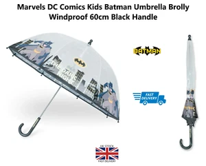 Batman The Dark Knight Umbrella Children Character Folding Kid Boys Marvels DC - Picture 1 of 3