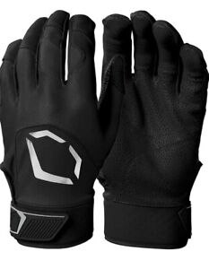 EvoShield Black Standout Batting Gloves Adult Medium - Black - NWT