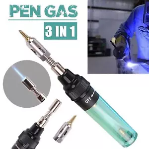 2025 Gas Soldering Iron Pen‑Shaped Gas Torch Self-Igniting Butane Soldering US - Picture 1 of 14