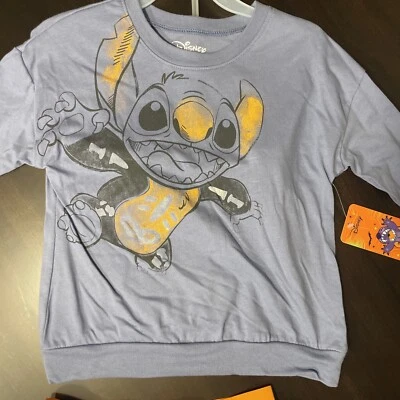 迪士尼女孩Lilo & Stitch圆领套衫和蓬蓬裙2件套  — 第 1/4 张图片