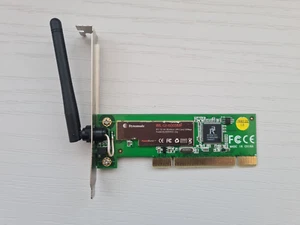 Carte PCI WiFi Dynamode WL-GI-600SMF 802.11g/antenne fixe/32 bits - Fonctionne - Photo 1/4