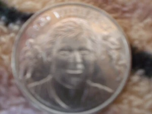 1 X ROD WISHART MONEDA DE FÚTBOL APROX 2,5 CM ESPEJO TELÉGRAFO 1991 LIGA RUGBY - Imagen 1 de 3