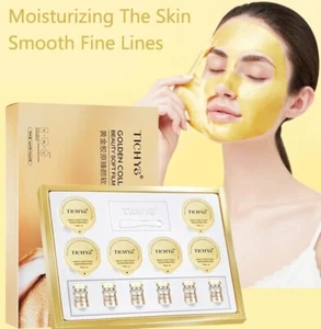 24K Gold Collagen Face Mask – Spa Quality Anti-Aging & Glow Boost – 30g - Picture 1 of 9