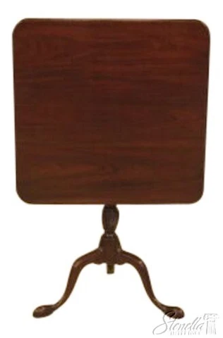 L43945EC: KITTINGER CW-69 Colonial Williamsburg Mahogany Tilt Top Table Cover