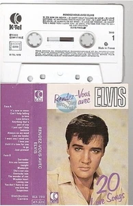 ELVIS PRESLEY cassette K7 tape RENDEZ-VOUS AVEC ELV1S #1 france french KT-7910 - Imagen 1 de 1