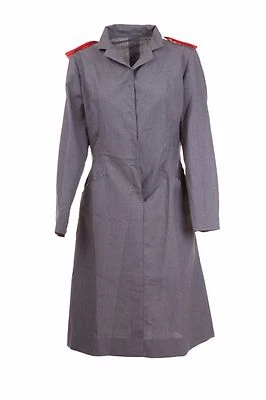 Krankenschwestern Kleid QARANC British QA's WW2 Era Original Vintage Made in GB Grau & Rot Neu
