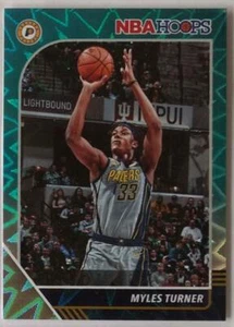 MYLES TURNER 2019-20 Panini HOOPS parallel TEAL EXPLOSION Pacers #77 - Picture 1 of 1