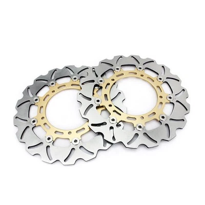 2 Front Brake Rotors For Yamaha Discs FZ8 800 XT 1200 Z Tenere ABS 2010-2024 23 Foto 1 de 4