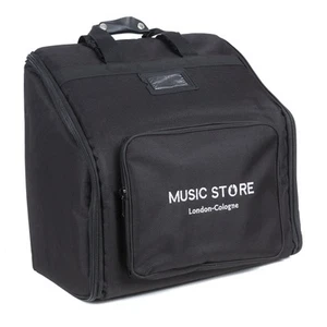 Akkordeon Tasche 72 Bass 34 Tasten Verstellbare Rucksackgurte Gepolstert Schwarz - Zdjęcie 1 z 8