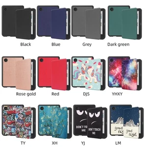 Smart Sleep/Wake Leather Case Shockproof Cover For KOBO BW/Clara Colour 2024 6" - Picture 1 of 21