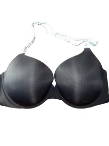 Victoria's Secret Damen BH 36DDD Schwarz Push Up Bügel Logo - Bild 1 von 8