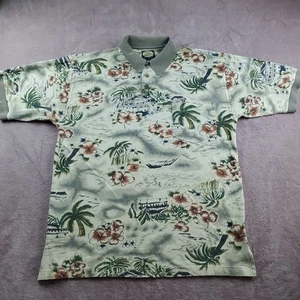 Tommy Bahama Polo Polo Floreale Stampa Tropicale Uomo Medium Beige - Foto 1 di 23