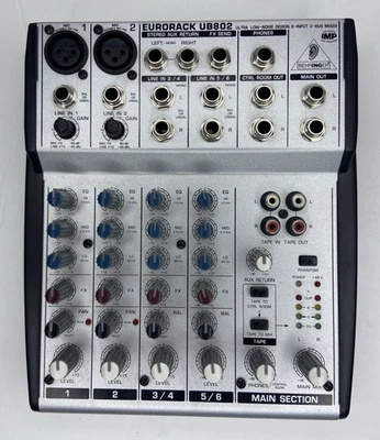 Behringer EURORACK UB802 Mixer **UNTESTED NO POWER SUPPLY** AS IS - Image 1 of 4
