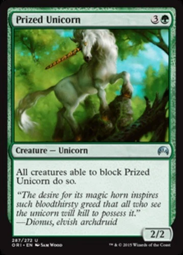 Prized Unicorn - Magic Origins #287/272 MTG Magic The Gathering - Image 1 of 1