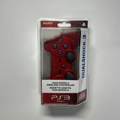 NEW SEALED Sony Playstation 3 Dualshock 3 DEEP RED Wireless Controller CECHZC2U - Image 1 of 4