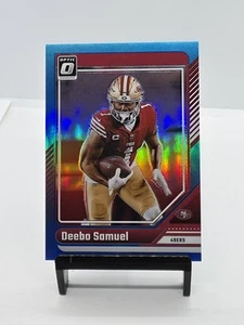 2024 Panini Donruss Optic Deebo Samuel Aqua /299 San Francisco 49ers #172 - Picture 1 of 3