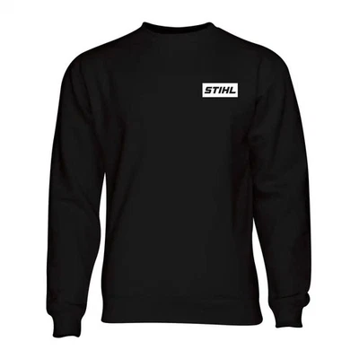 Sudadera Stihl Algodón/Poliéster Unisex Signature Crew, Negra, Grande Foto 1 de 2