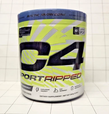 Polvo Pre Entrenamiento Cellucor C4 Sport Rasgado 20 Serviciones Cono de Nieve Artic Ex 03/26 o Foto 1 de 3