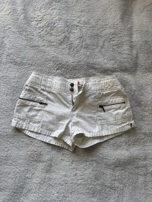 Pantalones Cortos de Playa ROXY Talla 3 Tiro Bajo para Mujer Blanco Foto 1 de 2