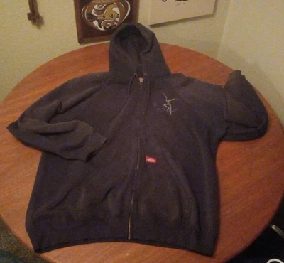  Dave Matthews Band Tour DICKIES ZIP UP HOODIE Size XXL USED LOOK STAND UP TOUR  - Image 1 of 4