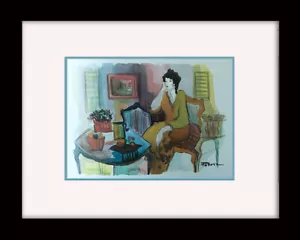 PATRICIA GOVEZENSKY • 'Salon Rococo' • Custom Framed Plate Signed Art Print - Picture 1 of 2