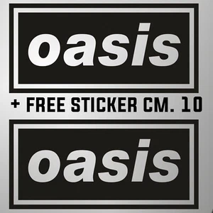Prespatiated Aufkleber Oasis Hard Rock Heavy Metal Punk Decal +1 FREE STICKER cm.10 - Bild 1 von 1