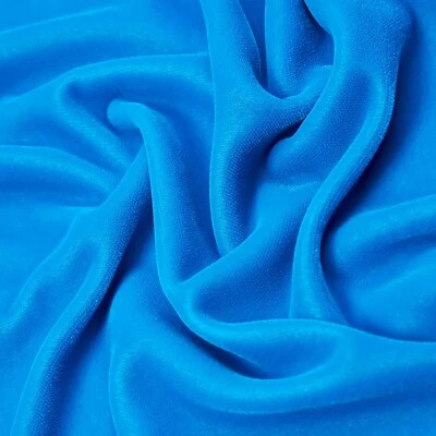 Micro Velvet Polyester 45" Short Pile 230 GSM Microfiber Fabric By The Yard - Image 1 of 2