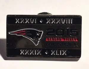 2015 New England Patriots Season Ticket Holders Pin NFL - Picture 1 of 1
