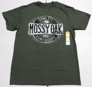 Mossy Oak SS Camo Brand T Shirt Size Large (42-44), Green, NWT - Picture 1 of 3