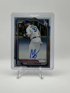 Bowman Chrome MARCO CORCHO 1st Prospect Refractor Auto 2024/499 Dodgers BS1 - Imagen 1 de 2