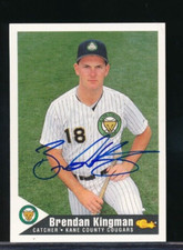 1994 Classic Kane County Cougars #12 Brendan Kingman signed auto autograph tough