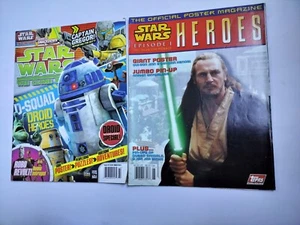 Star Wars - poster magazines lot of 2 - Heroes / Clone Wars - Bild 1 von 2