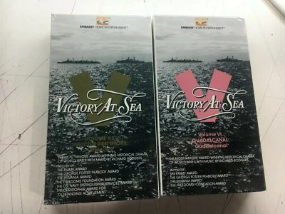 WW2 VICTORY AT SEA VOL.6 & 12 VHS NEW sealed GUADALCANAL/OKINAWA - Image 1 of 2
