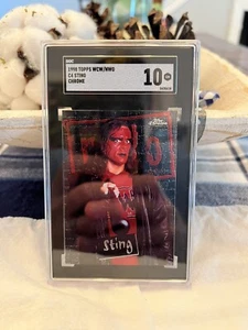 1998 Topps Chrome WCW/NWO Sting graded 10. POP 1!!! - Picture 1 of 3