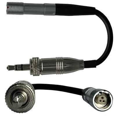 Lavalier Mikrofon Adapter für Lemo 3 Pin auf 3,5 mm Sennheiser Verriegelungsklinkenstecker - Bild 1 von 4
