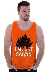 Just Saiyan Cute Goku Anime TV Show Gift Idea Adult Tank Top Sleeveless A-Shirt
