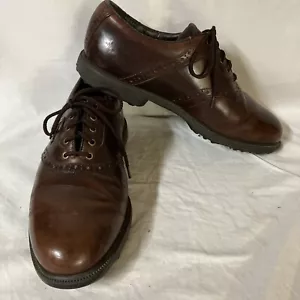 Zapatos de golf FootJoy eComfort para hombre marrón 10,5 M 10,5 M 57778 picos suaves ¡Envío gratuito! - Imagen 1 de 12