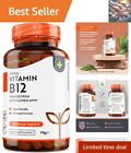 Max Strength Vitamin B12 Supplement - 365 High Strength Vegan Tablets - UK Made