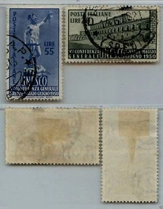 REPUBBLICA - 1950 - U - UNESCO (S.140) serie completa - Picture 1 of 1