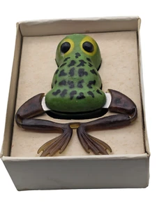 Señuelo mecánico vintage Jenson Froglegs rana sin malezas Austin Tx con caja - envío gratuito. - Imagen 1 de 15