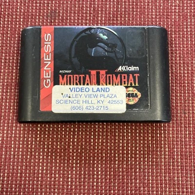 Mortal Kombat II (Sega Genesis, 1994) - Cart Only, Tested - Image 1 of 2