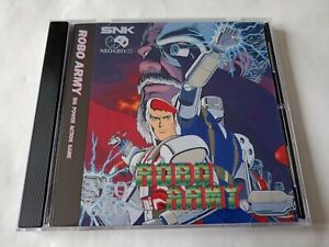 SNK Neo Geo CD CDZ Robo Army cover and case replacement