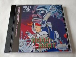 SNK Neo Geo CD CDZ Robo Army cover and case replacement - Imagen 1 de 7