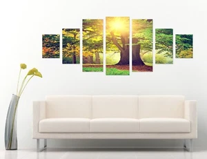 3D Tree Sunlight 85 Unframed Print Wall Paper Decal Wall Deco Indoor AJ Jenny - Picture 1 of 6