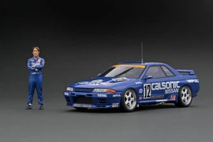 Accensione Modello 1/18 IG2246 NISSAN SKYLINE GT-R R32 Calsonic 1993 JTC Hoshino - Foto 1 di 7
