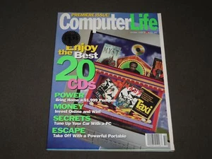 1994 OCTOBER COMPUTER LIFE MAGAZINE - PREMIER ISSUE - 20 BEST CDS - O 9773 - Picture 1 of 2