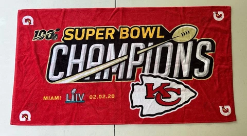 Kansas City Chiefs 2020 Superbowl LIV Champions Towel Cover