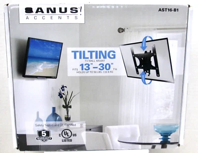 Новый открытая коробка Sanus акценты маленький наклон ТВ настенное крепление для телевизоров 13 «- 32» - Изображение 1 из 3