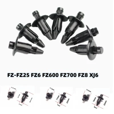 Tornillos de fijación de remache de expansión de carenado para YAMAHA FZ25 FZ6 FZ600 FZ700 FZ8 XJ6 Foto 1 de 4
